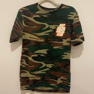 Anti Social Social Club Camo Tee S